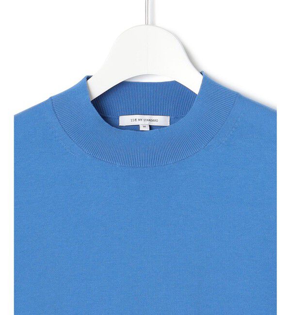 23区「【Oggi5月号掲載/洗える】プレミアムビオコットン 半袖 ニット」|ニット・セーター|