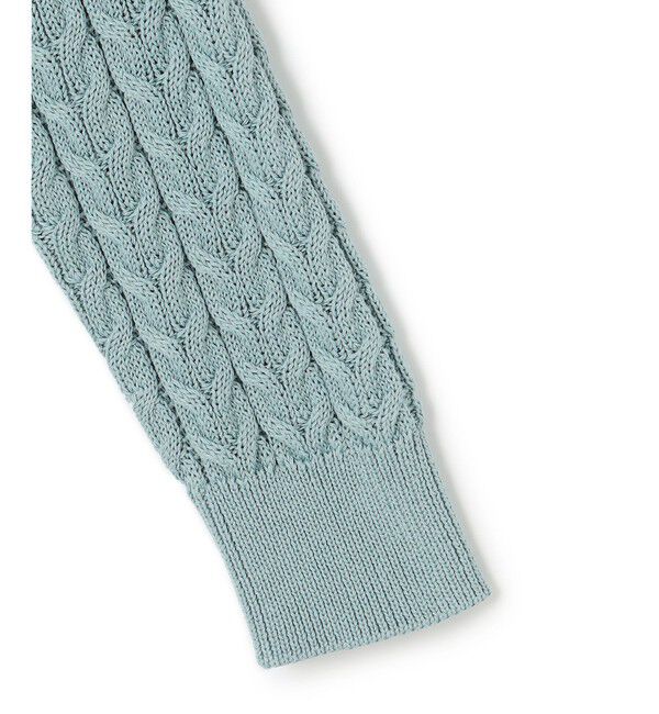 23区「【Oggi3月号掲載/洗える】コットンギマ ケーブル ニット」|ニット・セーター|