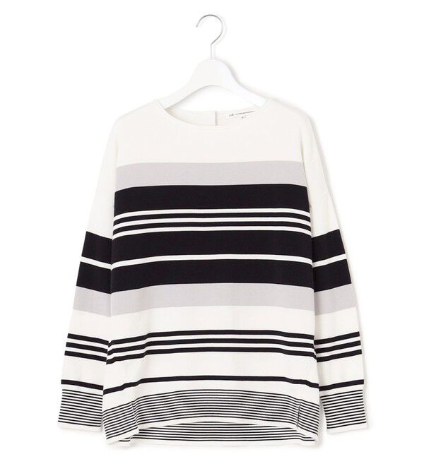 23区「【洗える】コットンポリエステルストレッチ オーバーサイズ ニット」|ニット・セーター|