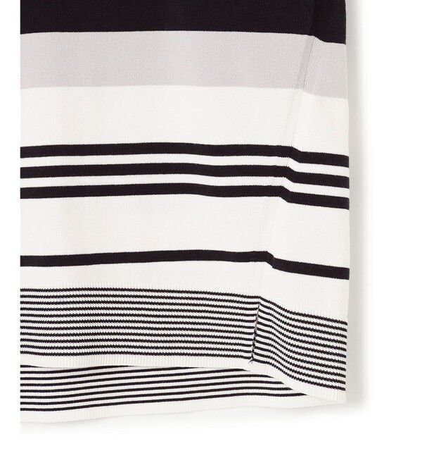 23区「【洗える】コットンポリエステルストレッチ オーバーサイズ ニット」|ニット・セーター|