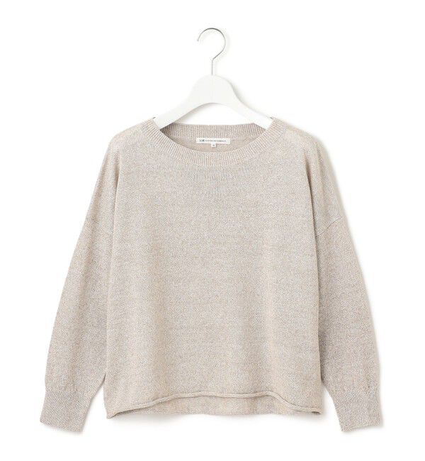 23区「【洗える】ピュアリネン ワイド ニット」|ニット・セーター|