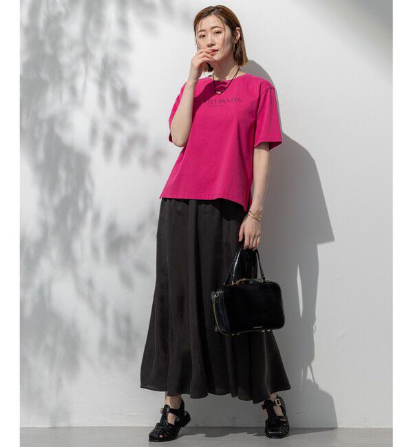 23区「【接触冷感/洗える】フィブリルツイル ギャザー スカート」|スカート|