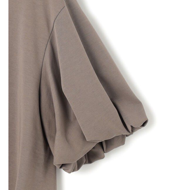 23区「【WEB&一部店舗限定/接触冷感】ツイストコットンプレーティング バルーンスリーブ カットソー」|Tシャツ・カットソー|