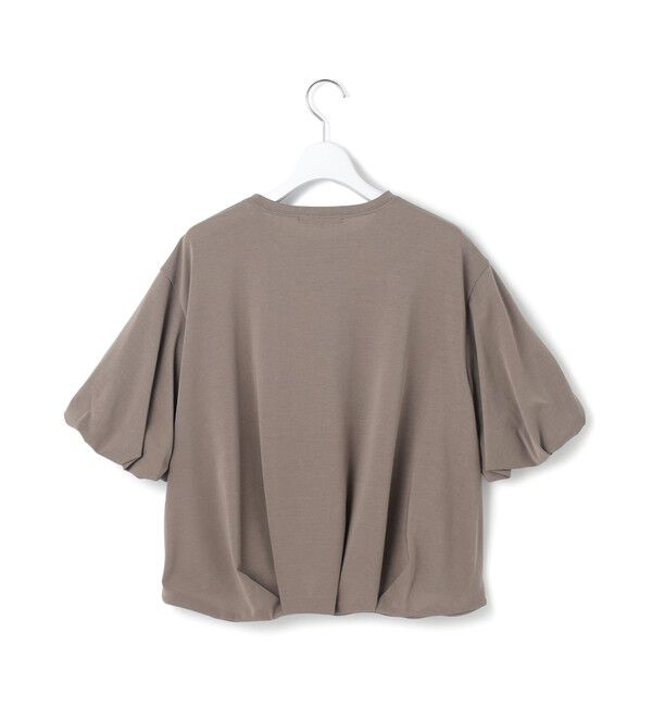 23区「【WEB&一部店舗限定/接触冷感】ツイストコットンプレーティング バルーンスリーブ カットソー」|Tシャツ・カットソー|