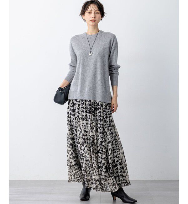 23区「【見上愛さん着用/Oggi・STORY掲載】ピュアカシミヤ クルーネック ニット」|ニット・セーター|