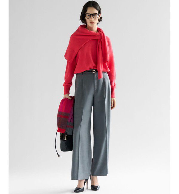 23区「【見上愛さん着用/Oggi・STORY掲載】ピュアカシミヤ クルーネック ニット」|ニット・セーター|