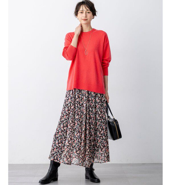 23区「【見上愛さん着用/Oggi・STORY掲載】ピュアカシミヤ クルーネック ニット」|ニット・セーター|