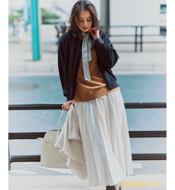 23区「【見上愛さん着用/Oggi・STORY掲載】ピュアカシミヤ クルーネック ニット」|ニット・セーター|