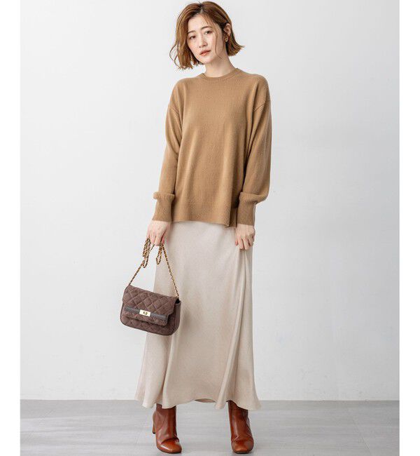 23区「【見上愛さん着用/Oggi・STORY掲載】ピュアカシミヤ クルーネック ニット」|ニット・セーター|