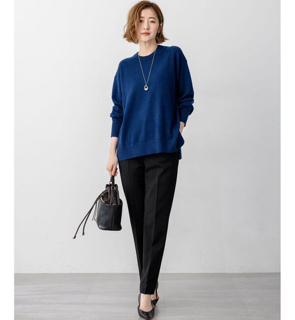 23区「【見上愛さん着用/Oggi・STORY掲載】ピュアカシミヤ クルーネック ニット」|ニット・セーター|