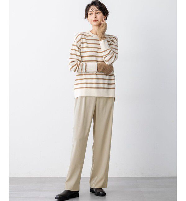 23区「【見上愛さん着用/Oggi・STORY掲載】ピュアカシミヤ クルーネック ニット」|ニット・セーター|