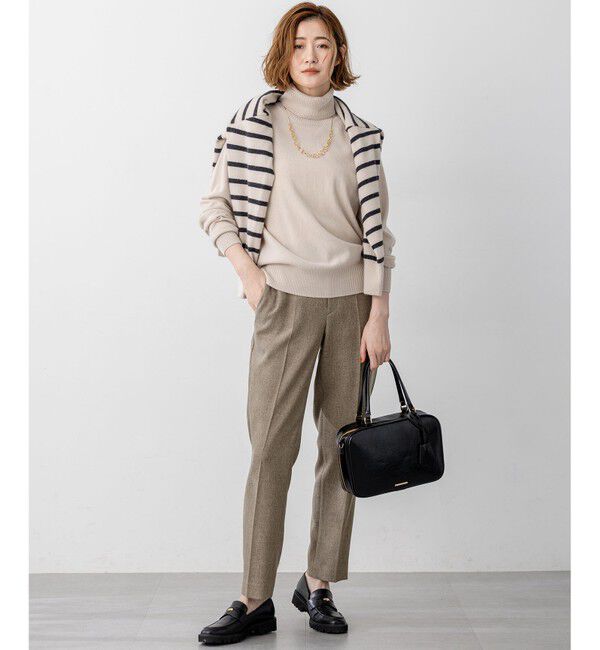 23区「【見上愛さん着用/Oggi・STORY掲載】ピュアカシミヤ クルーネック ニット」|ニット・セーター|