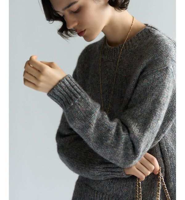 23区「【洗える】マーブルルレックスリリー バルキーニット」|ニット・セーター|