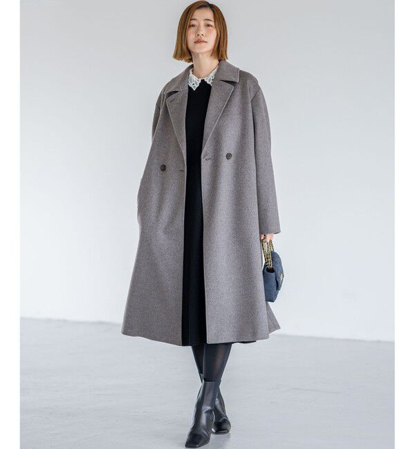 23区「COLOMBOカシミヤビーバー ダブルフロント チェスターコート」|チェスターコート|