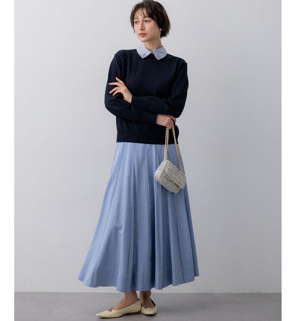 23区「【WEB&一部店舗限定】ビジューデザイン 2WAY ニット」|ニット・セーター|