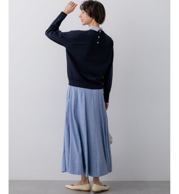 23区「【WEB&一部店舗限定】ビジューデザイン 2WAY ニット」|ニット・セーター|