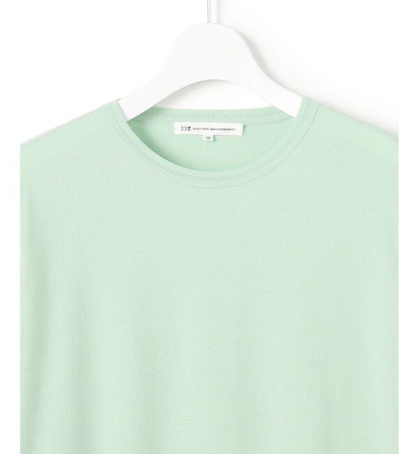 23区「ネオコンフォートストレッチ レーシーデザイン ニット」|ニット・セーター|