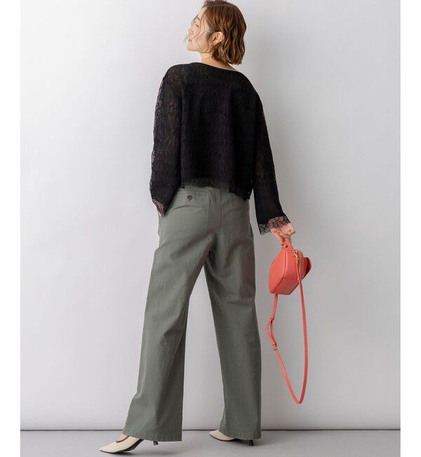 23区「ラッセルレース 2WAY ニット」|ニット・セーター|