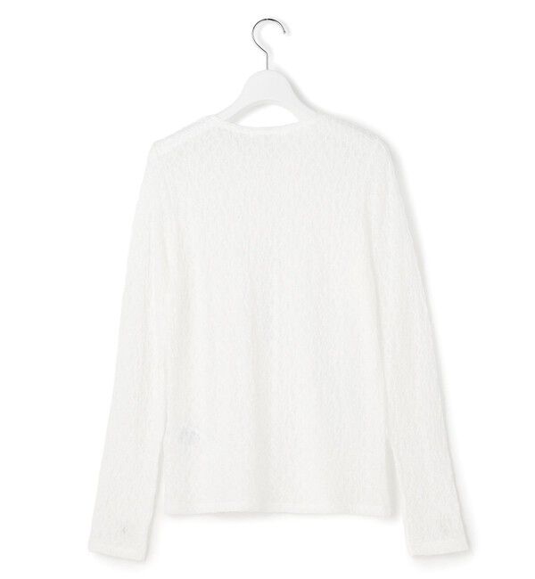 23区「【SLOW/一部店舗限定】リンクルレース シアー カットソー」|Tシャツ・カットソー|