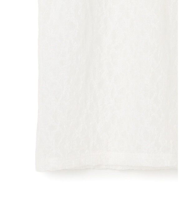 23区「【SLOW/一部店舗限定】リンクルレース シアー カットソー」|Tシャツ・カットソー|