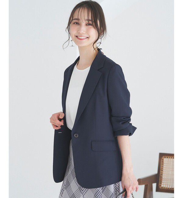 any SiS「【UVカット / 接触冷感 / 吸水速乾】スマートビューティストレッチ テーラードジャケット」|テーラードジャケット|