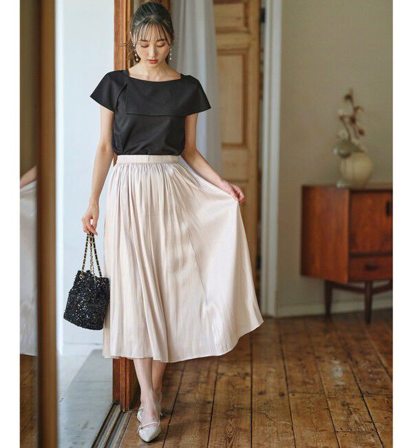 any SiS「【洗える】オーロラギャザー スカート」|スカート|