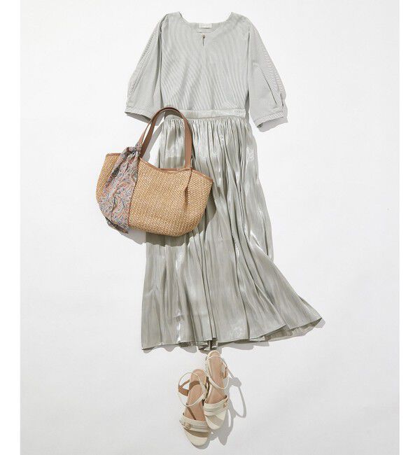 any SiS「【洗える】オーロラギャザー スカート」|スカート|