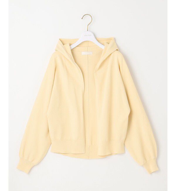 any SiS「【接触冷感・UVケア】ニットフーディー カーディガン」|カーディガン|