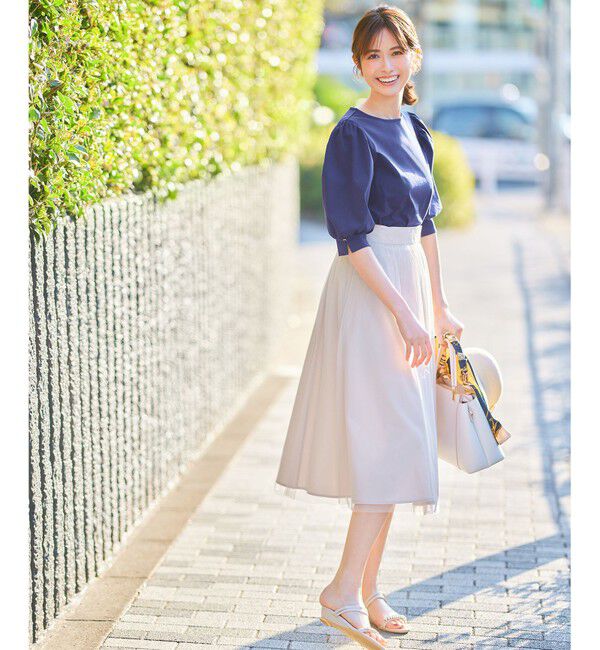 any SiS「【2WAY】ライトチュールリバーシブル スカート」|スカート|