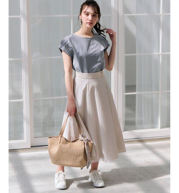 any SiS「【2WAY】ライトチュールリバーシブル スカート」|スカート|