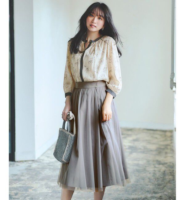 any SiS「【2WAY】ライトチュールリバーシブル スカート」|スカート|