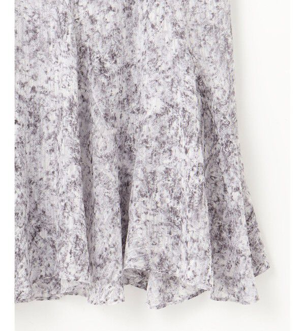 ANY SIS「【2SET】コンパクトトップス&times;ミスティプリントスカート セットアップ」|スーツ|