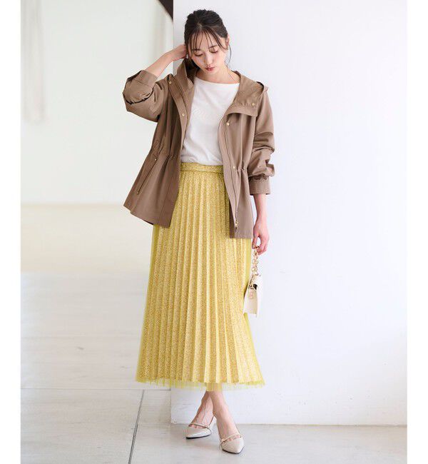 any SiS「【洗える】チュールレイヤードプリーツ スカート」|スカート|