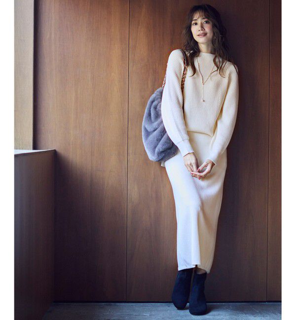 ANY SIS「【洗える・セットアップ可】アンチピリング総針ニット スカート」|スカート|