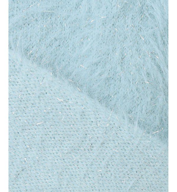 ANY SIS「【洗える】フィルムラメシャギー ニット」|ニット・セーター|