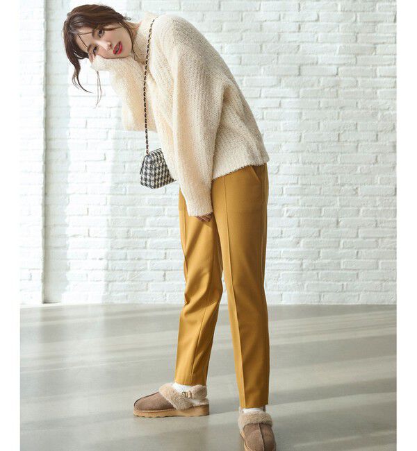 any SiS「【洗える】ブークレースパンコール ニット」|ニット・セーター|