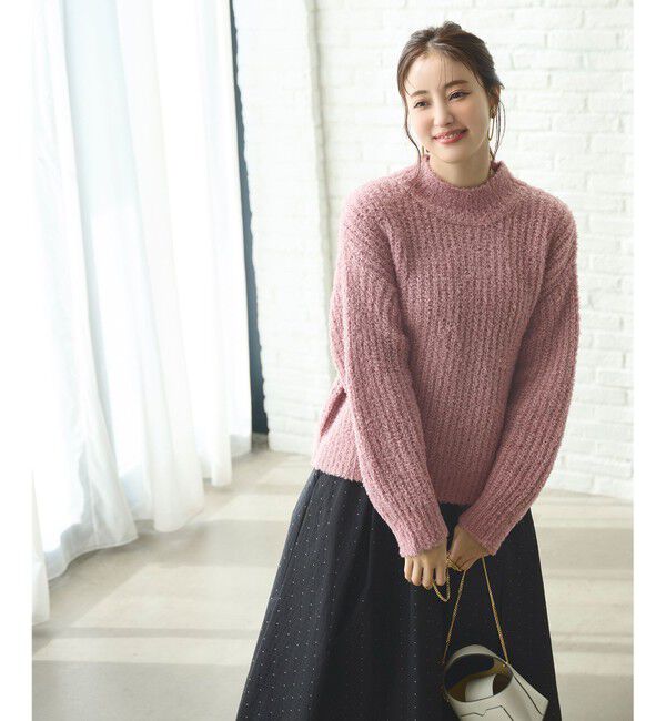 any SiS「【洗える】ブークレースパンコール ニット」|ニット・セーター|