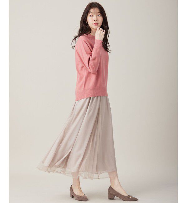 ANY SIS「【洗える】ラッセルチュールマチ スカート」|スカート|