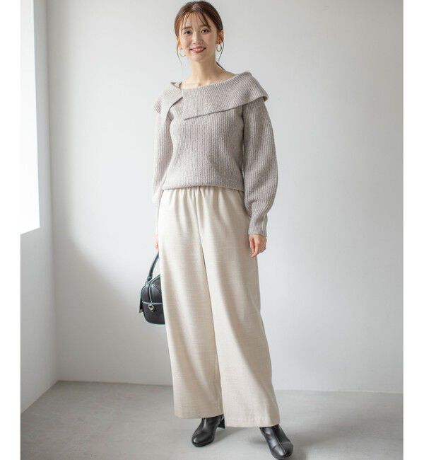 any SiS「【洗える】オフショル ニット」|ニット・セーター|