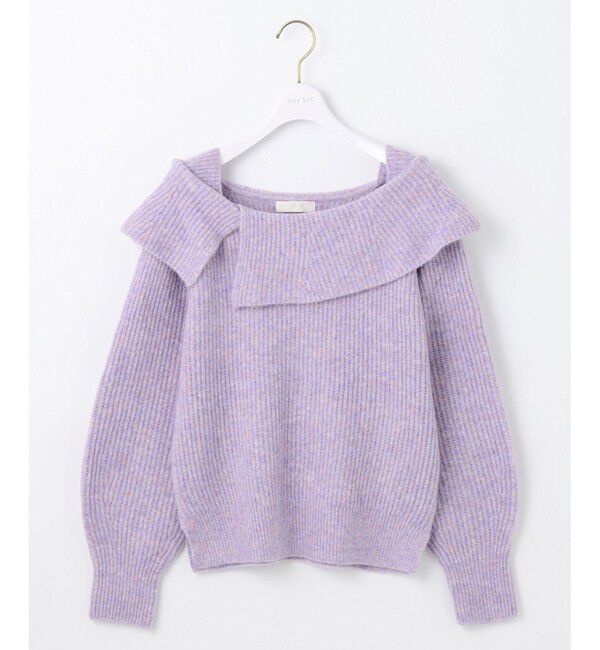 any SiS「【洗える】オフショル ニット」|ニット・セーター|