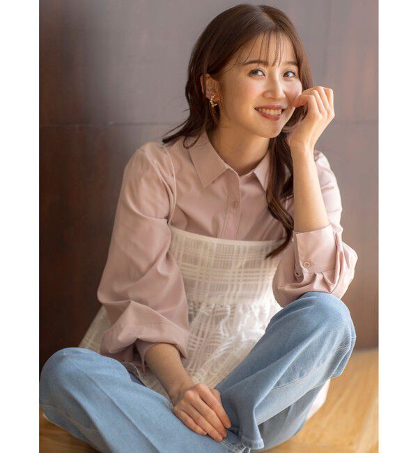 ANY SIS「【洗える】ランタンスリーブ シャツ」|シャツ・ブラウス|