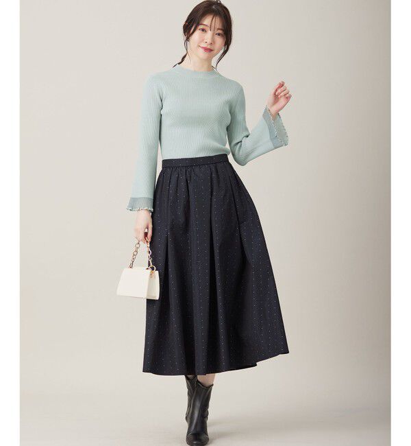 ANY SIS「【洗える】シアーディテール ニット」|ニット・セーター|