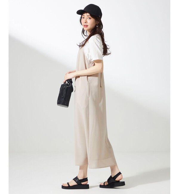 ANY SIS「【接触冷感・速乾・UVカット・洗える】スイートクール キャミワンピース」|ワンピース|