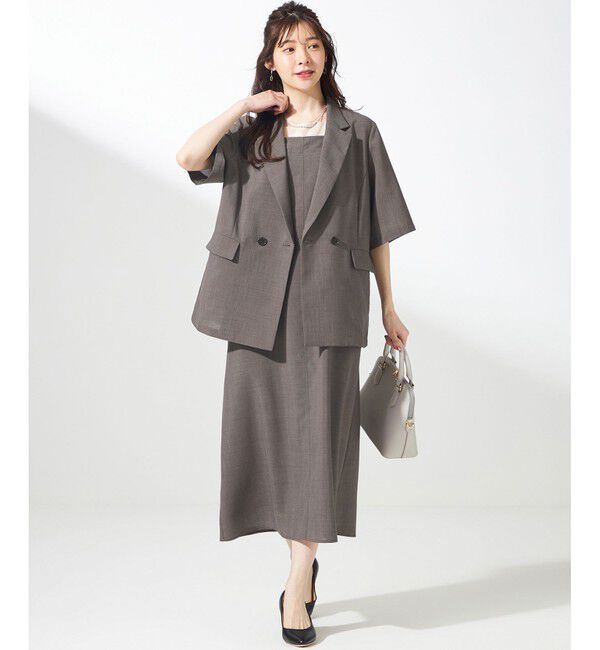 ANY SIS「【接触冷感・速乾・UVカット・洗える】スイートクール キャミワンピース」|ワンピース|