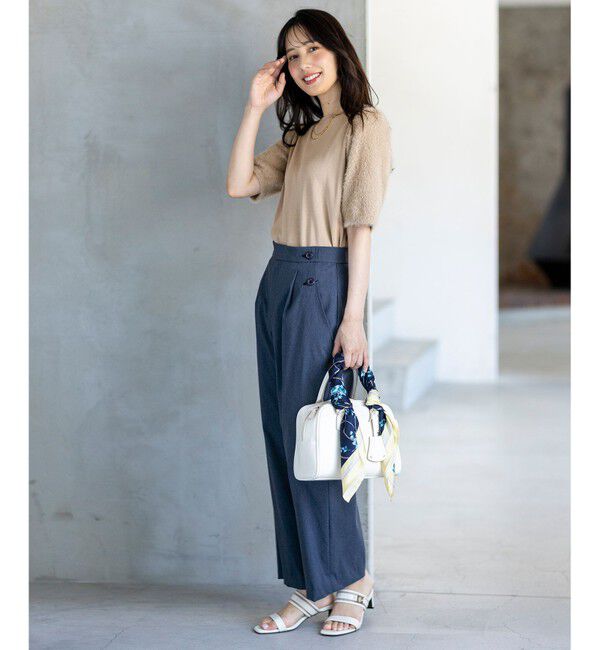 any SiS「【洗える】シャギースリーブ ニット」|ニット・セーター|