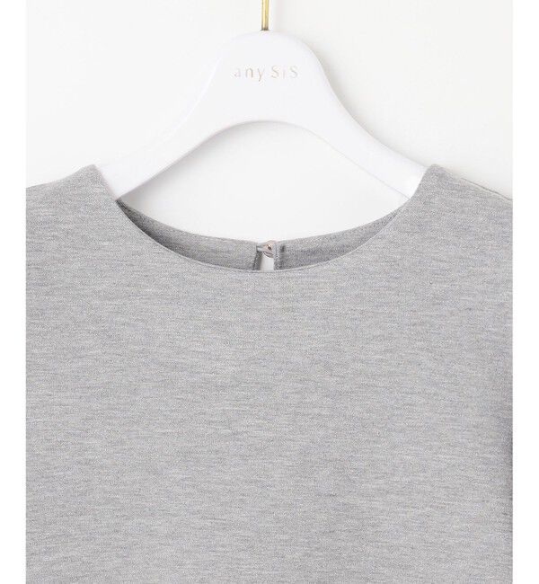 ANY SIS「シャイニーラメパフスリーブ カットソー」|Tシャツ・カットソー|