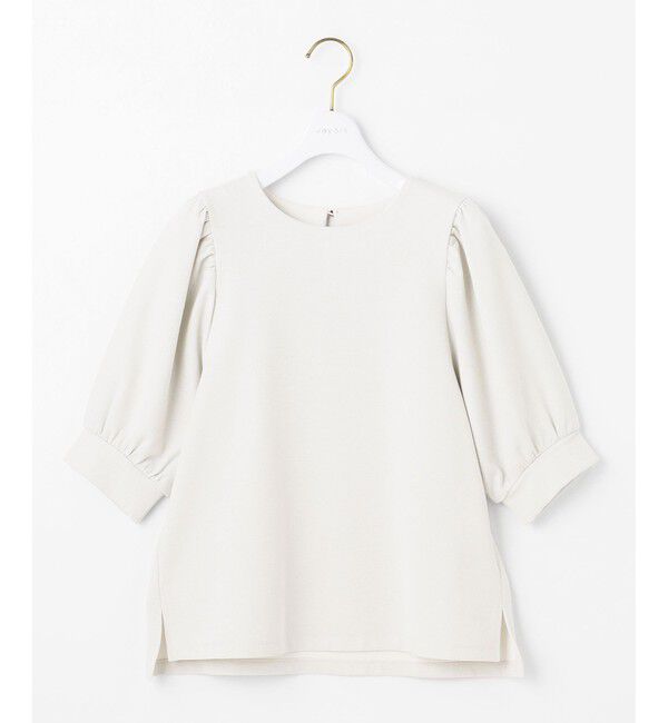 ANY SIS「シャイニーラメパフスリーブ カットソー」|Tシャツ・カットソー|