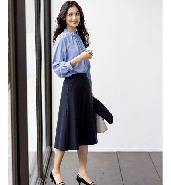 ANY SIS「ビューティサーモ2WAYストレッチ フレアスカート」|スカート|