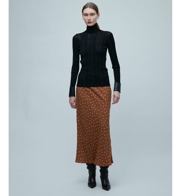 BEIGE,「VIGNON / ドットスカート」|スカート|