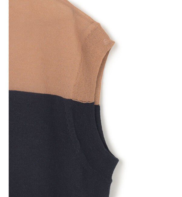 BEIGE,「【洗える】CARNOT / バイカラーニット」|ニット・セーター|
